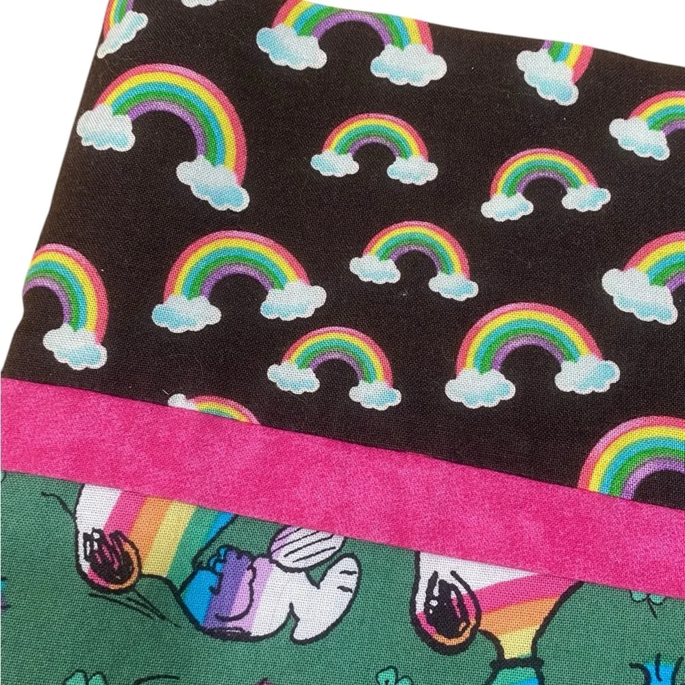 Handmade Snoopy Woodstock Rainbow Pillowcases